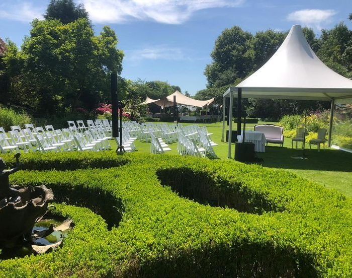 Pagodetent op ceremonie