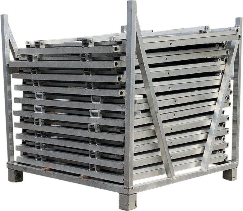 Stage Barrier Alu 1.15 mtr - per bok (10 stuks) - Afbeelding 2