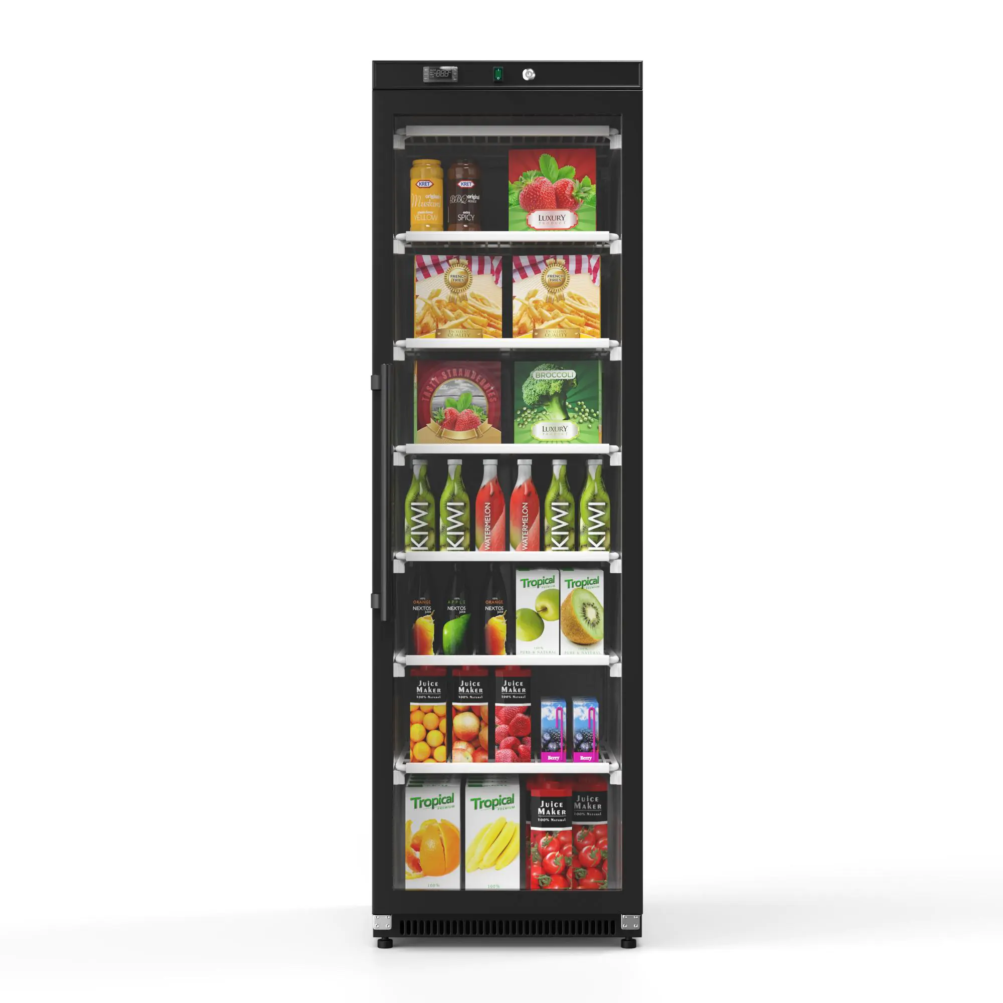 Vrieskast glasdeur 400L - Afbeelding 3