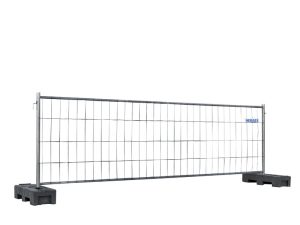 Bouwhek laag 3.50x1.00 mtr incl. zwart zeil (opzetstuk) - per bok (25 stuks)