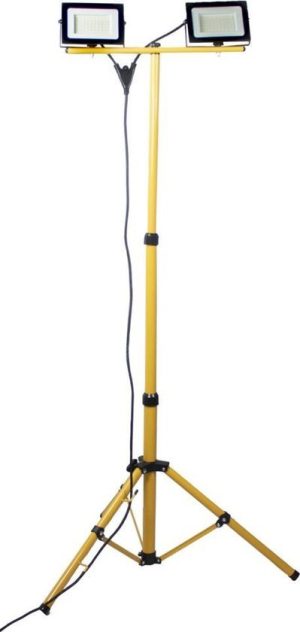 Bouwlamp op statief 2x 100W