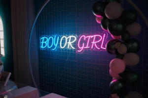BOY OR GIRL sign
