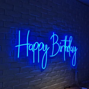 HAPPY BIRTHDAY sign