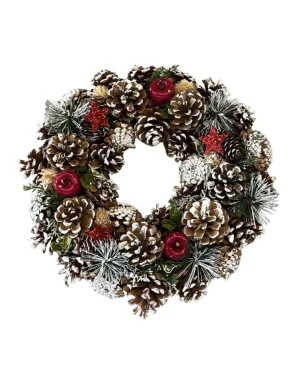 Kerstkrans Rood