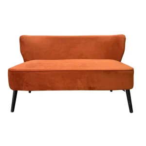 Bankje Velvet Roestrood