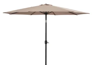 Parasol Donkerzand Ø300 cm