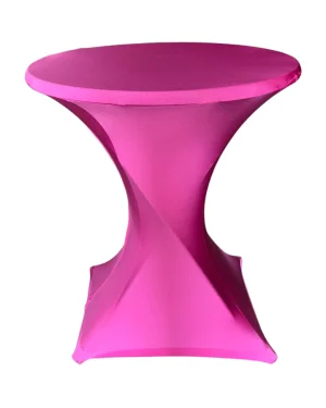 Statafelrok Metallic Roze