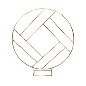 Backdrop Grid Cirkel Goud