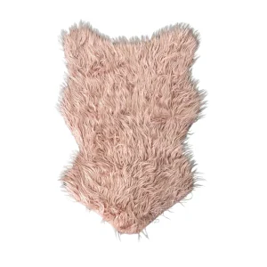 Imitatie Schapenvacht Roze